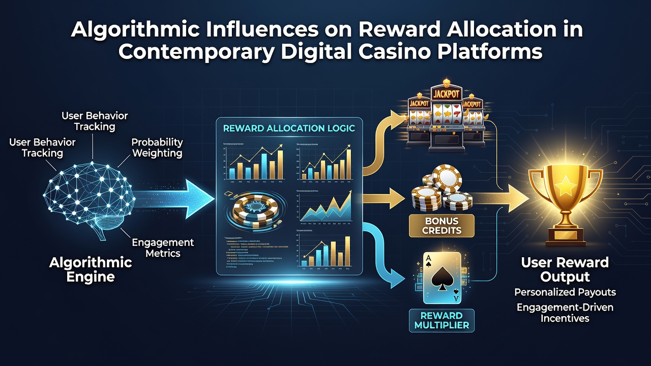 Visualization of algorithmic decision trees used for distributing rewards in online casino environments