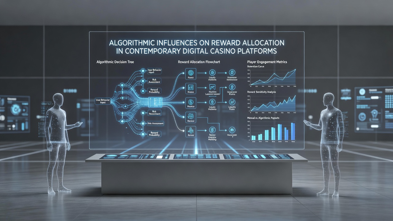 Dashboard screenshot showing real-time reward distribution metrics across player segments in a digital casino platform